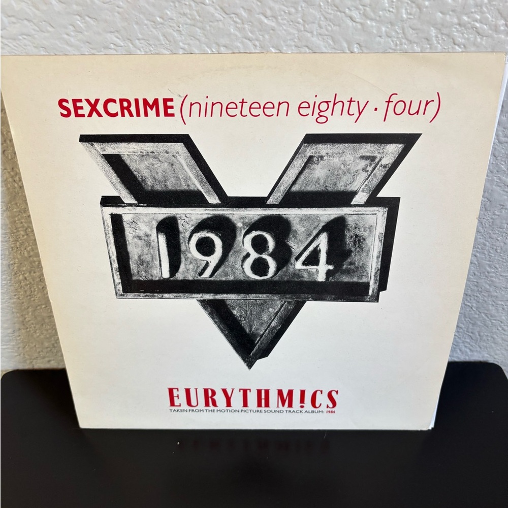 Vintage Eurythmics 1984 Sex Crime Album or Vinyl Record